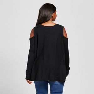 Sweater with Shoulder Cut Outs